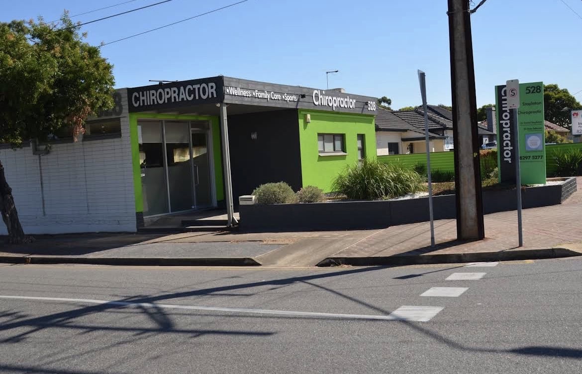 Stapleton Chiropractic clinic exterior at 528 Marion Road, Plympton Park Adelaide