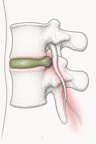 Illustration related to spinal posture and load